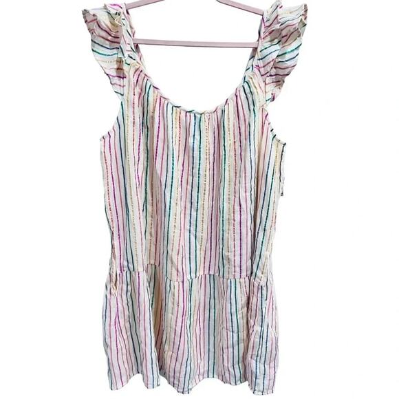 GAP MINI - Day dress Beige with color stripes Size XXL NWT - Picture 5 of 13